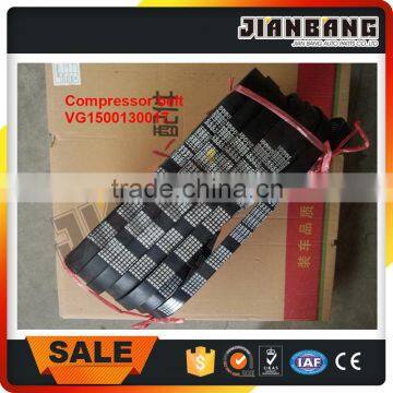 SINOTRUK HOWO truck parts:Compressor belt .VG1500130017