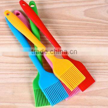 Green Flat High Temperature Resistant Silicone Barbecue Brush,silicone Rubber BBQ Cleaning Basting Brushes photo-4