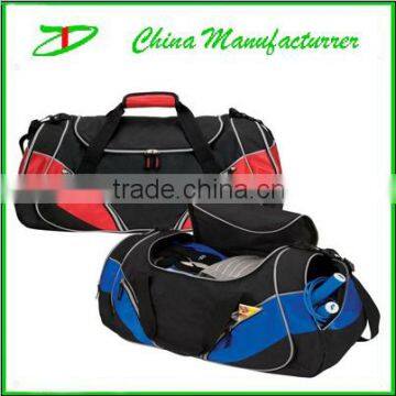 Fashion sporting reflective piping travelling bag