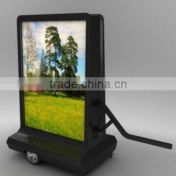 YES-M3 Mobile LED Scooter Advertising Vehicle,Rotating Light Box, Advertisng Scooter