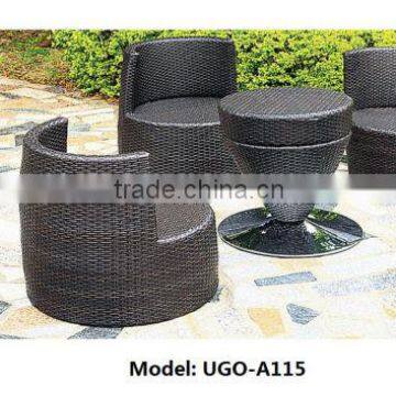 Outdoor furniture rattan chairs with aluminum frame Cheap Sale UGO-A115