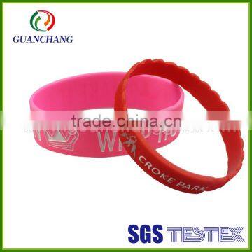 Custom Promotional and Decorative Silicone Wristband With Printed Logo photo-3