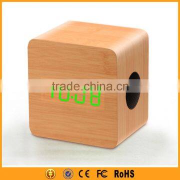 6W Wood Speaker Wireless Bluetooth with Digital Thermometer                        
                                                Quality Choice