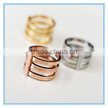 Wholesale Fashion Custom jewelry Bars setting Ring