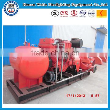 Fire fighting pumps diesel engine with foam tank