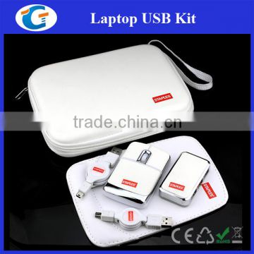 Laptop accessory travel kits