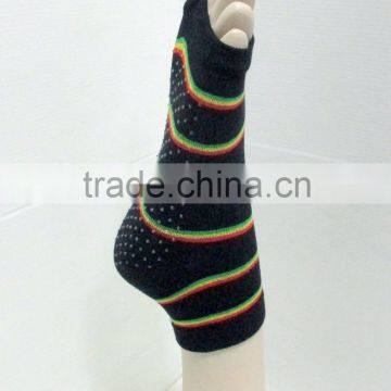 Open Toe Non-slip Cotton Knitted Yoga Pilates Socks photo-3