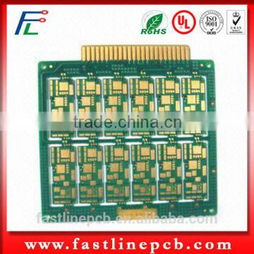 High quality multilayer gold finger blue solder mask PCB manufacturer