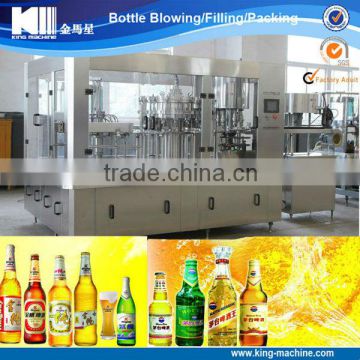 Automatic beer bottling plant