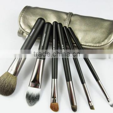 6 piece softy hair cosmetic animal hair makeup brush set