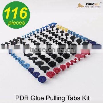 116 PCS Auto Body Paintless Dent Repair Tools PDR Glue Puller Tabs Removal Kits