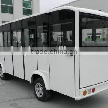 Electric Shuttle Bus With Hard Door Electric Mini Tour Bus