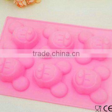 High Quality DIY Mickey Shape Silicone Cake Mould Soap Mould Chocolate Mould Baking Tray