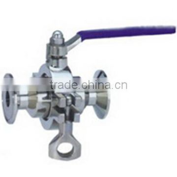 sanitary Clamped non-retention ball valve with 25 chuck