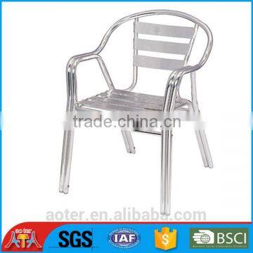 Double legs aluminum chair