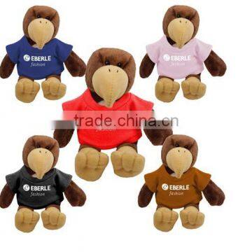 HI CE promotional custom stuffed plush hawk animal toys