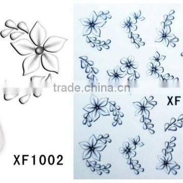 2016 Newest XF Series Water Nail Art Sticker Transfer Printing Water Decals Nail Art Decoration Quality Choice photo-3