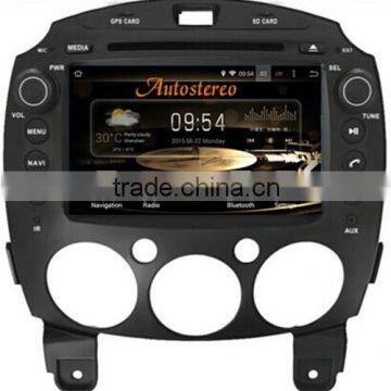 Android 4.4 2 DIN Car DVD Player TouchScreen GPS Navigation For MAZDA2Demio2007-2014