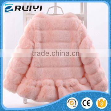 Girls European Children Purple Fur Clothing photo-4