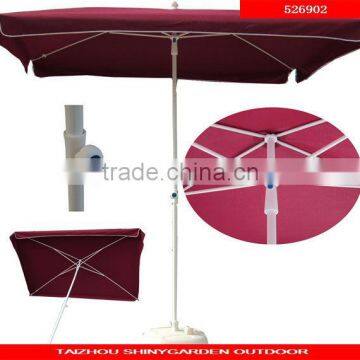 square beach polyester fabric camping umbrella