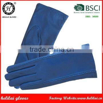 Helilai Ladies Candy Color High Quality Sheep Leather Gloves