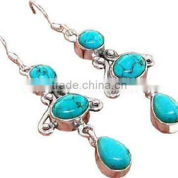 Beautiful Antique Design Oxidized Plain Silver 925 Sterling Silver Earring, Wholesale Silver Jewelry, Silver Jewelry 925