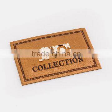 Custom Embossed Leather Patch for Clothing and Jeans photo-3