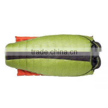 Novel high quality 15F Down Sleeping Bag for travel adventure