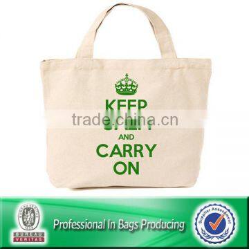 Large Organic reusable 600d polyester canvas carry bag