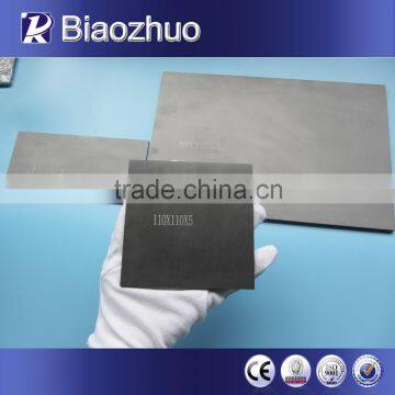 China solid tungsten carbide plate with high elastic modulus and compressive strength