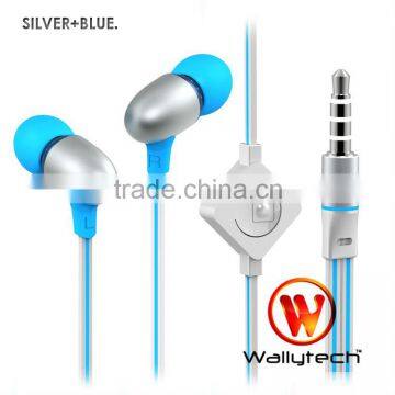 Stereo sound earphone for iphone 5 with Mic and button