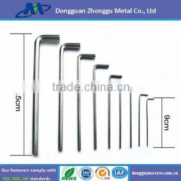 Carbon Steel Nickel Plated Hexagon Wrenches