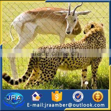 stainless steel rope wire mesh/zoo fence/animal enclosure