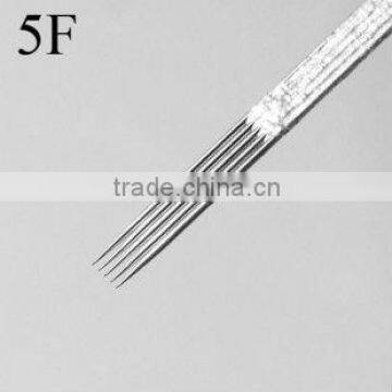 50pcs Disposable Stainless Steel Tattoo Needles 5F HN1668