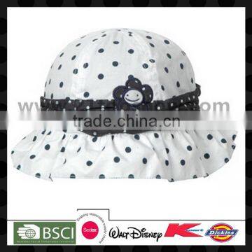 Cute dot printed baby hat snapback cap