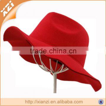 Adults Age Group polyester Material Felt Wool floppy simple fedora hat