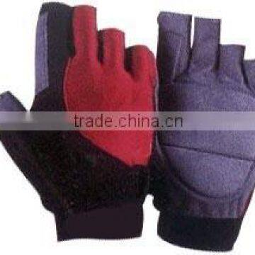 Half finger weight lifting gloves