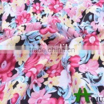 Mulinsen Textile 16 Years Fabric Factory/ 32sR Ring Spun Viscose Elastane Printed Fabric photo-3