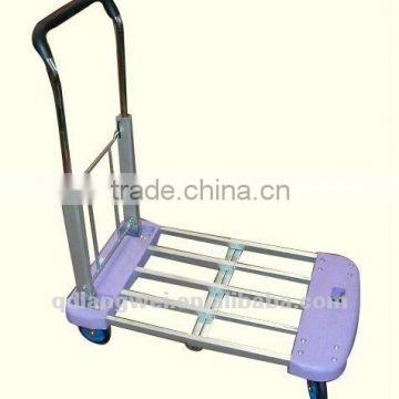 Folding flatform hand trolley