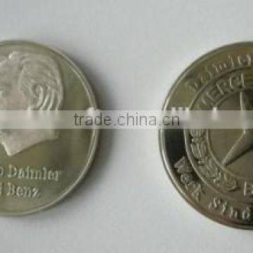 Custom engraved silver coin