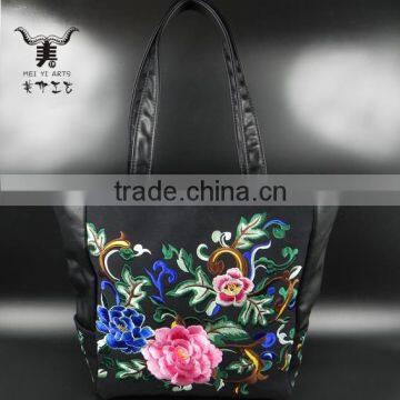 Embroidery PU Tote Bag with High Quality from Chinese Manufacturer for Promotion