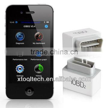 Apple MFi licensed obd bluetooth adapter for iPhone/iPad/Android