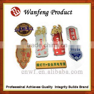Hot Sell High Quality Red Wine Label Adhensive Metal Wine Label Factory photo-5