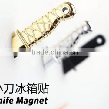 New design knife Shape Fridge Magnet/dagger magnet/knife magnet holder