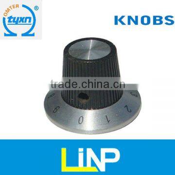 3018A aluminium alloy potention knobs with screw