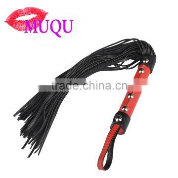 Sex Products Leather PU Material Whip Adult Toys Horse Whip Leather Flirt Whip Quality Choice