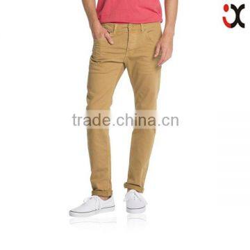 2015 fashion men's colored name brand jeans wholesale khaki pants JXQ785