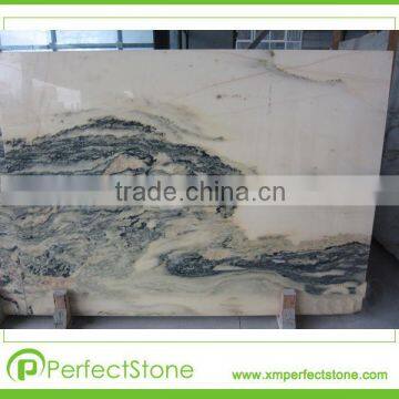 china polished white marble slabs for design work tops