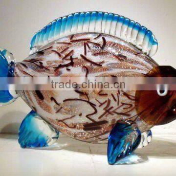 Hand Made Fish Table Ornament XO-2010004A and Art Glass Table Ornament