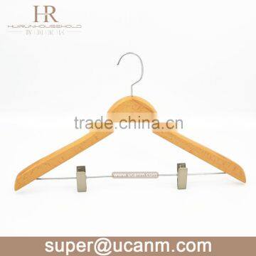 HRW-301GN beech wood dress hanger clips